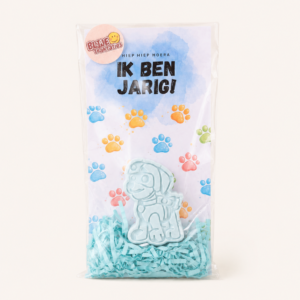 Stoepkrijt politie hond 3